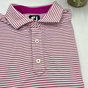 Mens Footjoy Golf Polo Sz Large